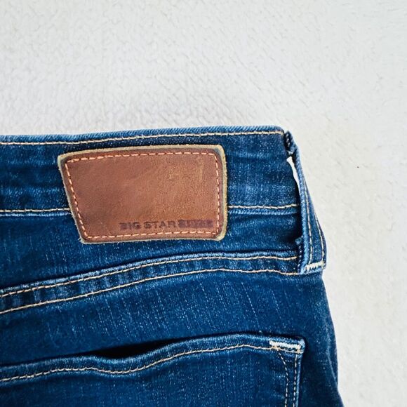 BIG STAR Mid Rise Boot Jeans Size 31 Hazel Regular Indigo Slimming - Picture 16 of 16